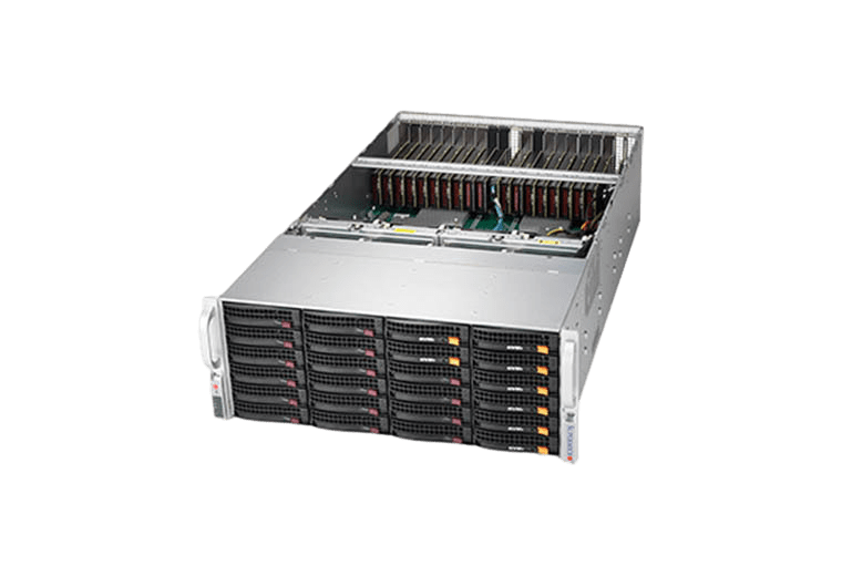 Сервер SuperServer SYS-6049GP-TRT CSE-848 noCPU X11DPG-OT-CPU 24хDDR4 1 IPMI 4х1000W PSU Ethernet 2х10Gb/s 24х2,5" FCLGA3647 (3)
