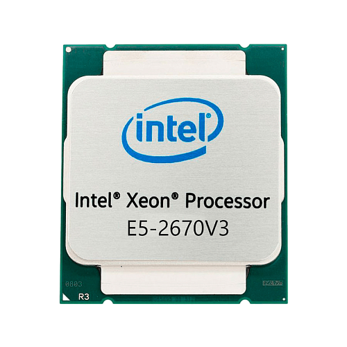 Серверный процессор б/у Intel E5-2670v3 FCLGA2011-3 2.3Ghz-3.1GHz 30MB